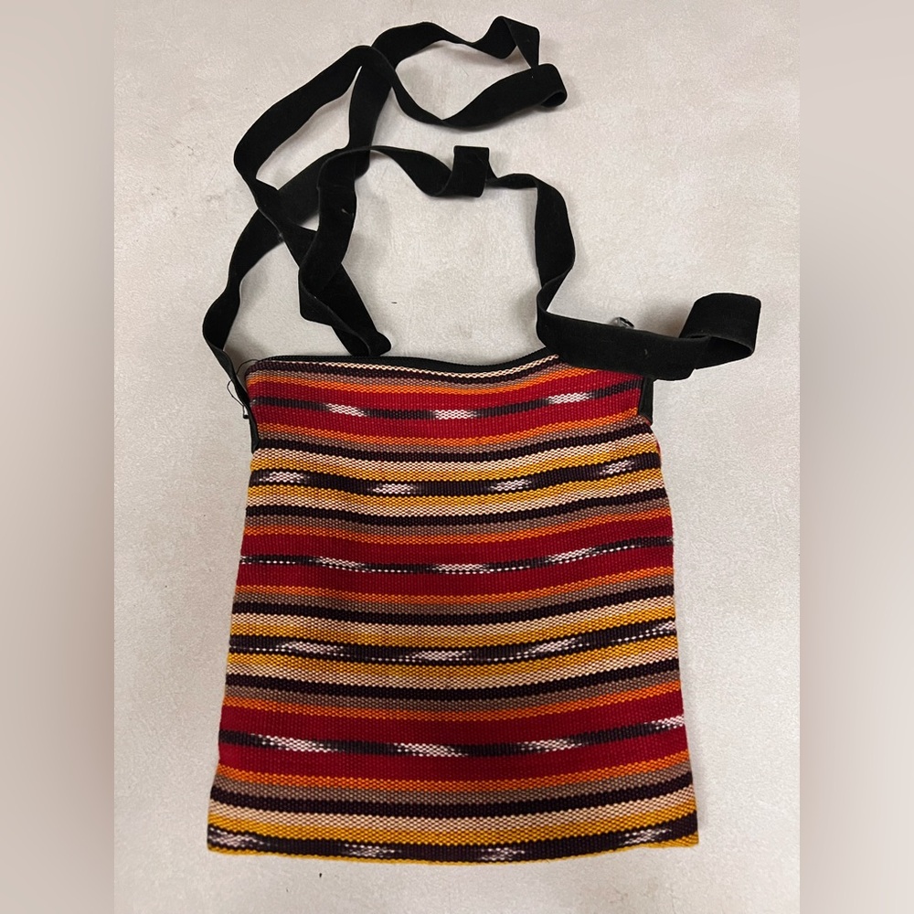 Colorful Striped Crossbody Bag